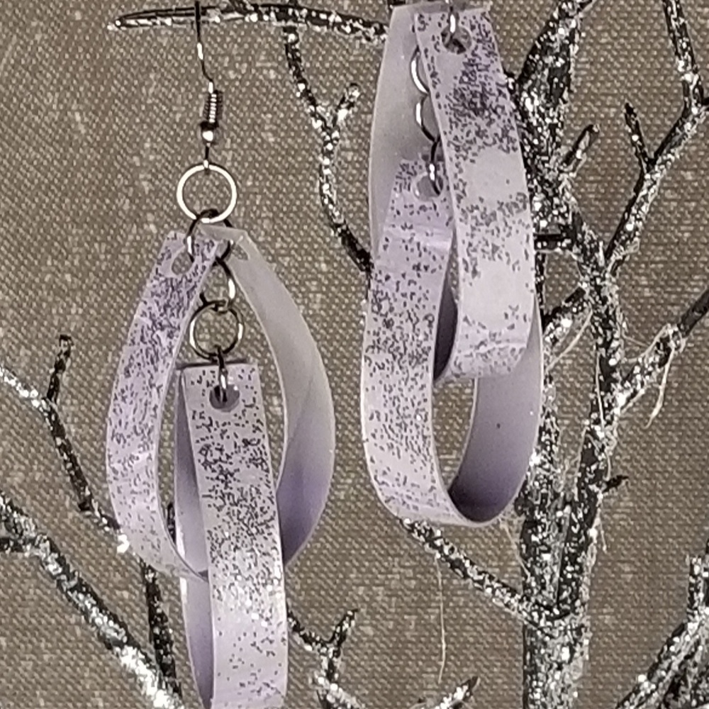 Double Loop Teardrop - Heather